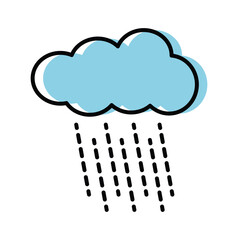 cloud rainy icon