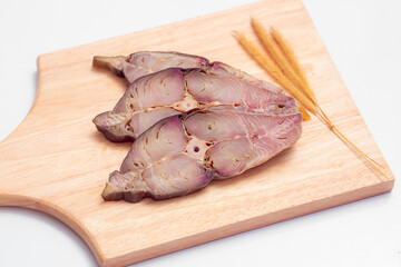 Fried dried King mackerel salted fish