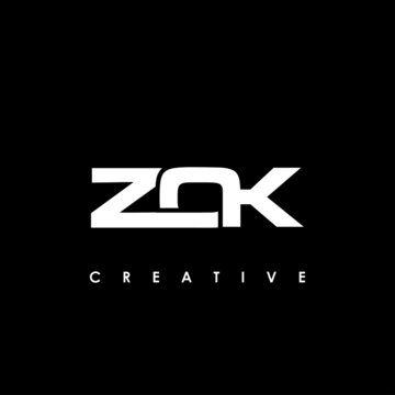 ZOK Letter Initial Logo Design Template Vector Illustration