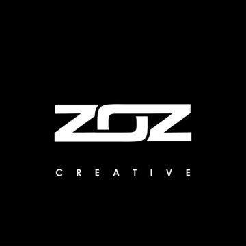 ZOZ Letter Initial Logo Design Template Vector Illustration