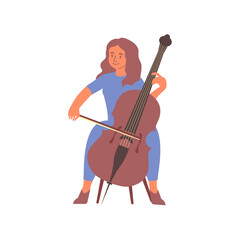 Upright Bass Player Composition