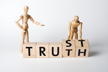 Trust, Truth - obrazy, fototapety, plakaty
