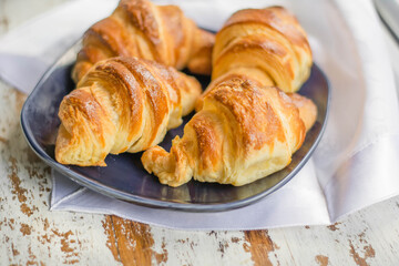 croissant on a plate