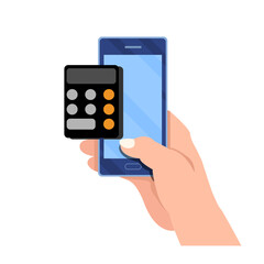 image of mobile applications, vector illustration