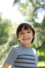 portrait of a smiling child