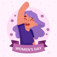Flat Hand Drawn International Womens Day Illustration_2