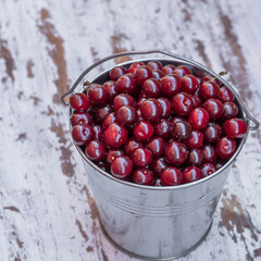 cherries in a bowl