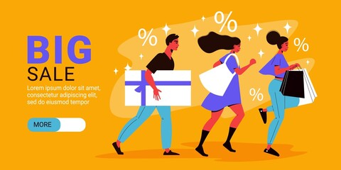 Flat Big Sale Banner