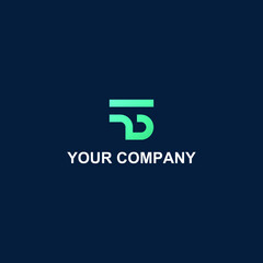 RG icon vector logo design. RG template quality logo symbol inspiration