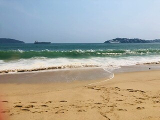 beach and sea