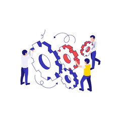 Team Work Business Concept