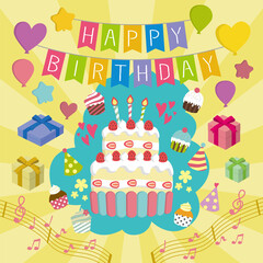 バースデーパーティーセット