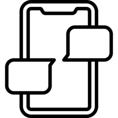 Obraz premium mobile chat