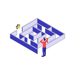 Business Isometric Concept