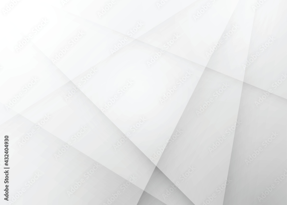 Poster white abstract pattern vector background with geometric lines. modern light grey technology minimal 