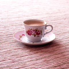 cup of coffee on table