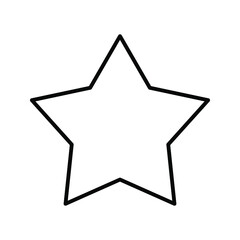 Obraz premium Star icon vector flat in trendy design color editable