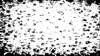 Scratched Frame. Grunge Urban Background Texture Vector. Dust Overlay. Distressed Grainy Grungy Framing Effect. Distressed Backdrop Vector Illustration. EPS 10.