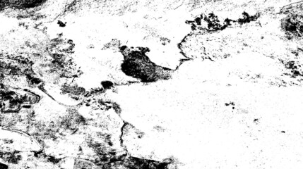 Naklejka premium Rough black and white texture vector. Distressed overlay texture. Grunge background. Abstract textured effect. Vector Illustration. Black isolated on white background. EPS10