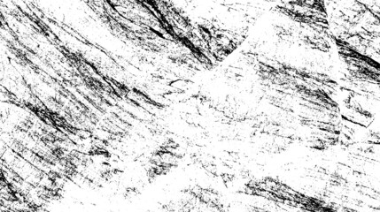 Rough black and white texture vector. Distressed overlay texture. Grunge background. Abstract textured effect. Vector Illustration. Black isolated on white background. EPS10