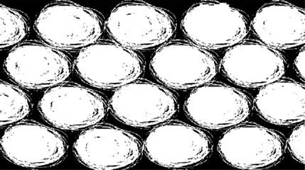 Rough, irregular texture composed of monochrome geometric elements. Overlay distressed grunge background. Abstract vector illustration. Isolated on white background. EPS10