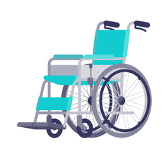 Fototapeta na wymiar 車椅子。普通型および自走式。