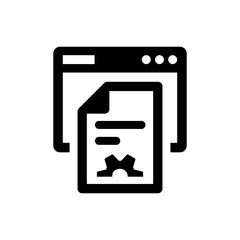 Content management icon