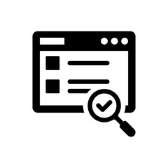 Web content search icon