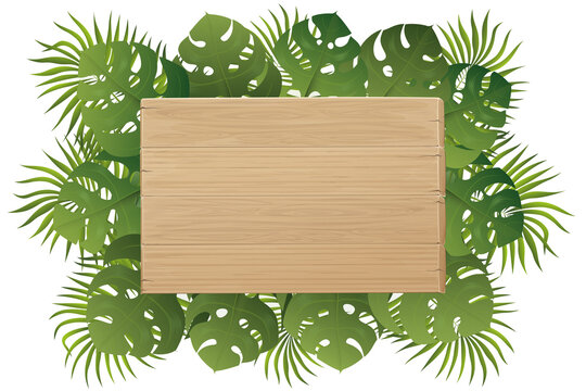 Vector illustration - Blackboard, wood table. Banner, site, poster template with place for your text.