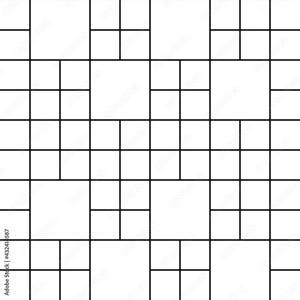 Aufkleber same tile pattern. empty tile vector.