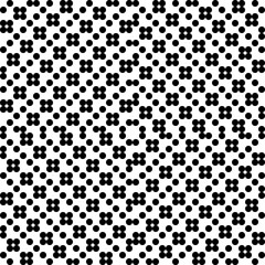 Circles ornament. Vector same rhombus shape from circles.