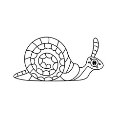 Alebrije of a snail Mexican culture
