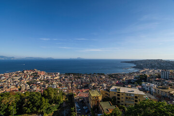 Fototapeta na wymiar Panorama Napoli Naples Landscape