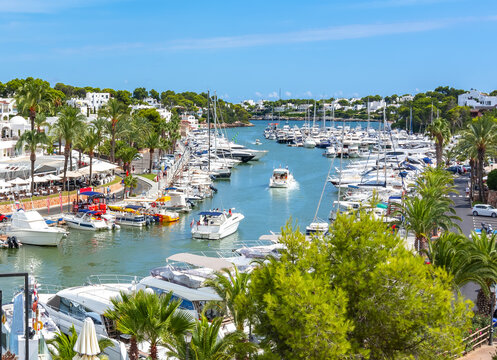 Cala D'Or marine on Mallorca island, Spain