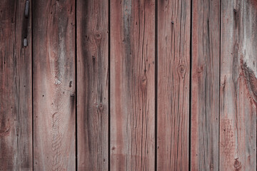 Brown wood texture. Paint on the boards. Can be used as background for design or poster. Remains of shabby blue paint.