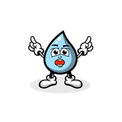 Cute smiling happy aqua water drop set collection. Vector flat cartoon face character mascot illustration.Isolated on white background.Water cute aqua drop character mascot logo idea bundle concept