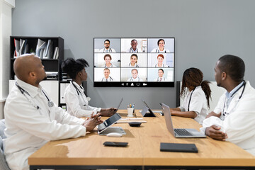 Doctor In Online Medical Video Conference