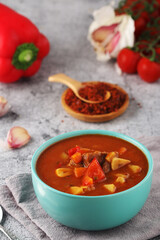 Traditional Hungarian meat stew - Goulash