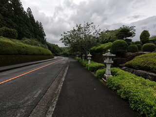 知覧の道、鹿児島