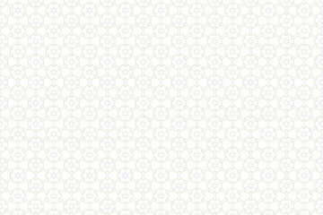 White Arabic pattern on gray background. Islamic ornament Style Seamless pattern. Background with seamless pattern in Islamic style. Geometrical Pattern Textures Background. 