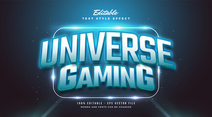 Editable Text Effect in E-sport Style