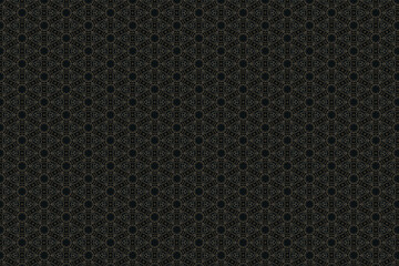 Arabic pattern on Black background. Islamic ornament Style Seamless pattern. Background with seamless pattern in Islamic style. Geometrical Pattern Textures Background.  Black fabric  Backgrounds.