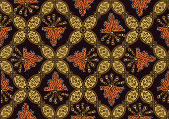 Indonesian batik motifs with very distinctive patterns. exclusive backgrounds. Vector Eps 10