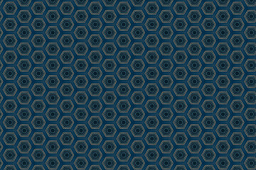 Fototapeta na wymiar seamless pattern with hexagon. hexagons geometric seamless pattern. Hexagonal cell texture. Honeycomb pattern on Black background. Graphic style for wallpaper, wrapping, fabric, apparel, print 
