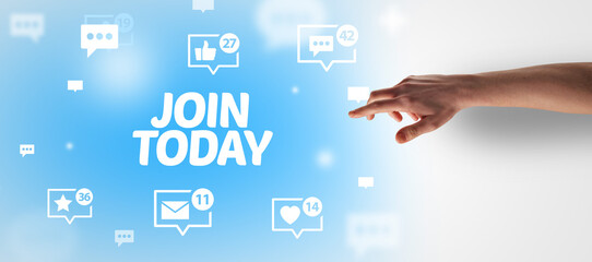 Close-Up Of Cropped Hand Pointing