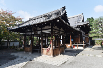 Fototapeta premium 積善院准提堂 拝堂と本堂 京都市左京区