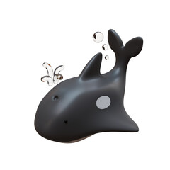 Orca 3D Rendering Illustration