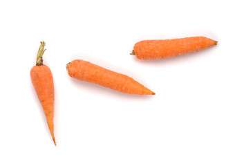 set of carrots on belmo background