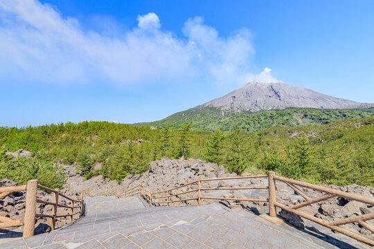 桜島　有村溶岩展望所　鹿児島県鹿児島市　Sakurajima Arimura Lava Observatory Kagoshima-ken Kagoshima city