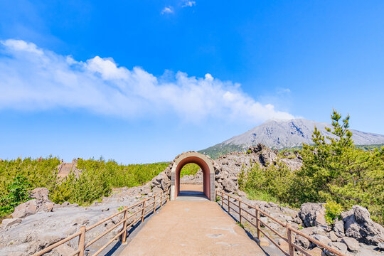 桜島　有村溶岩展望所　鹿児島県鹿児島市　Sakurajima Arimura Lava Observatory Kagoshima-ken Kagoshima city